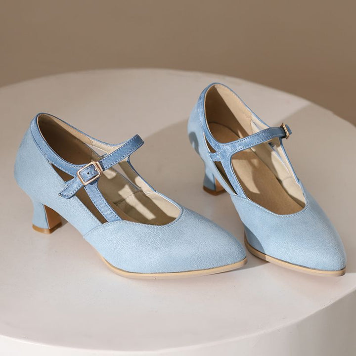 Charlotte Suede Heels