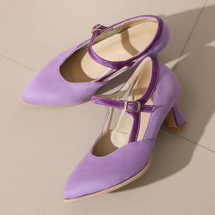 Charlotte Suede Heels