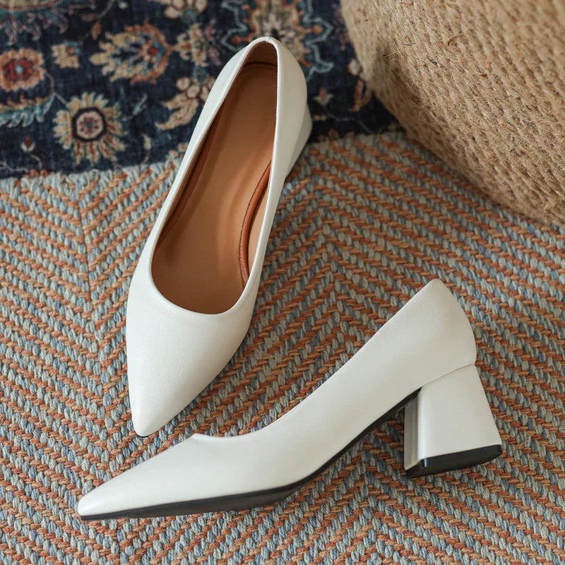 Madeline Leather Heels