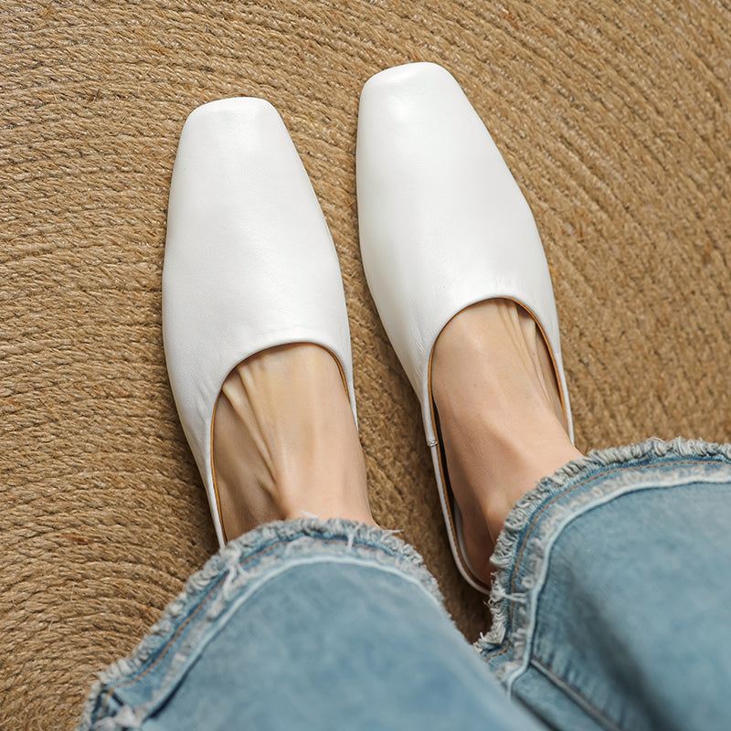 Matera Leather Mules