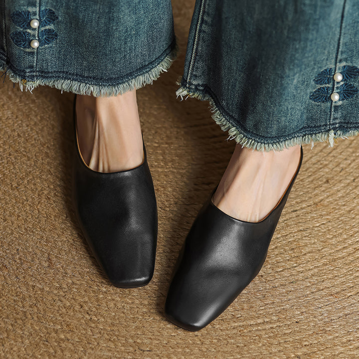 Matera Leather Mules