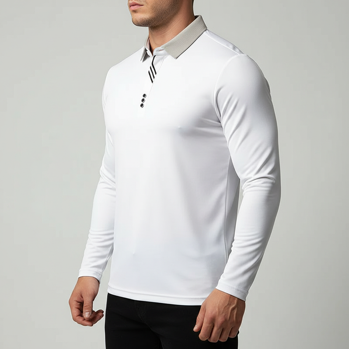 Belmont Long-Sleeve Polo Shirt