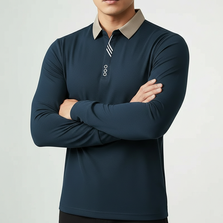 Belmont Long-Sleeve Polo Shirt