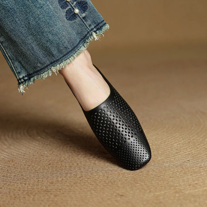 Mabel Leather Mules