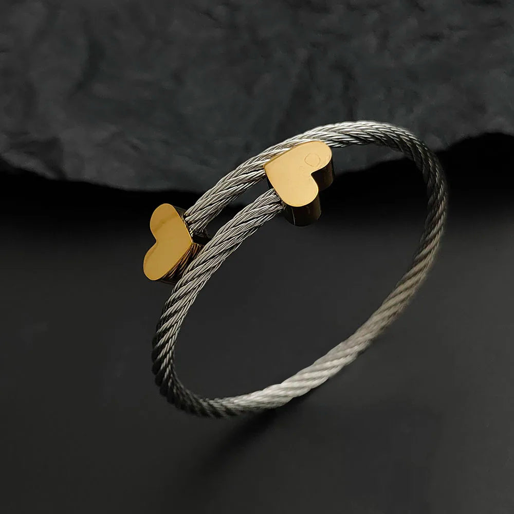 Twin Hearts Bracelet