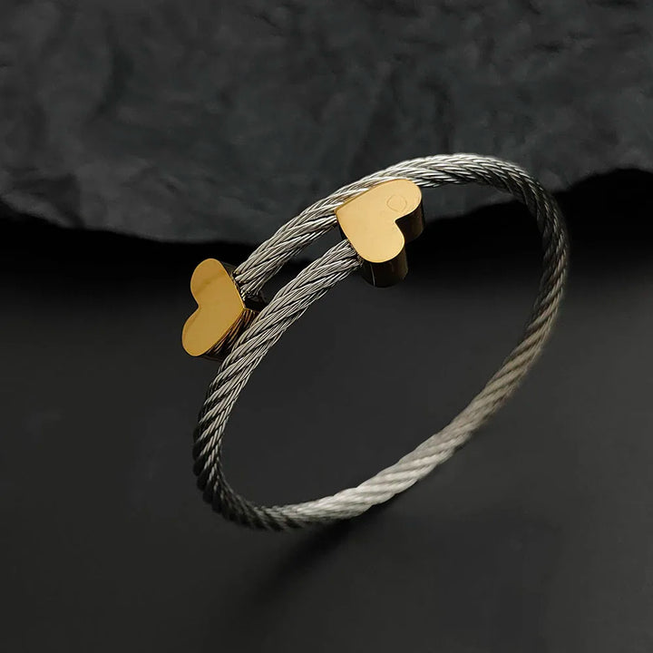 Twin Hearts Bracelet