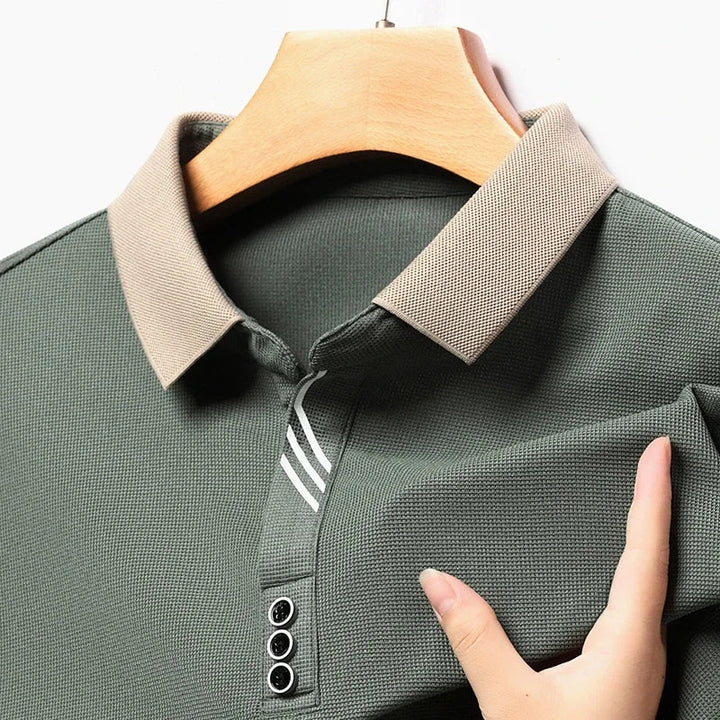 Belmont Long-Sleeve Polo Shirt