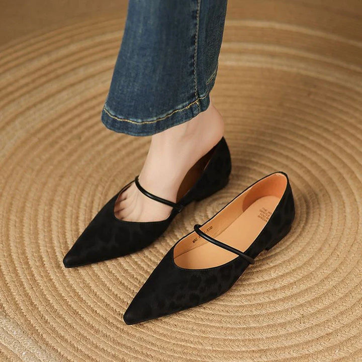 Lusia Leather Flats
