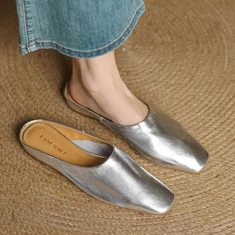 Matera Leather Mules