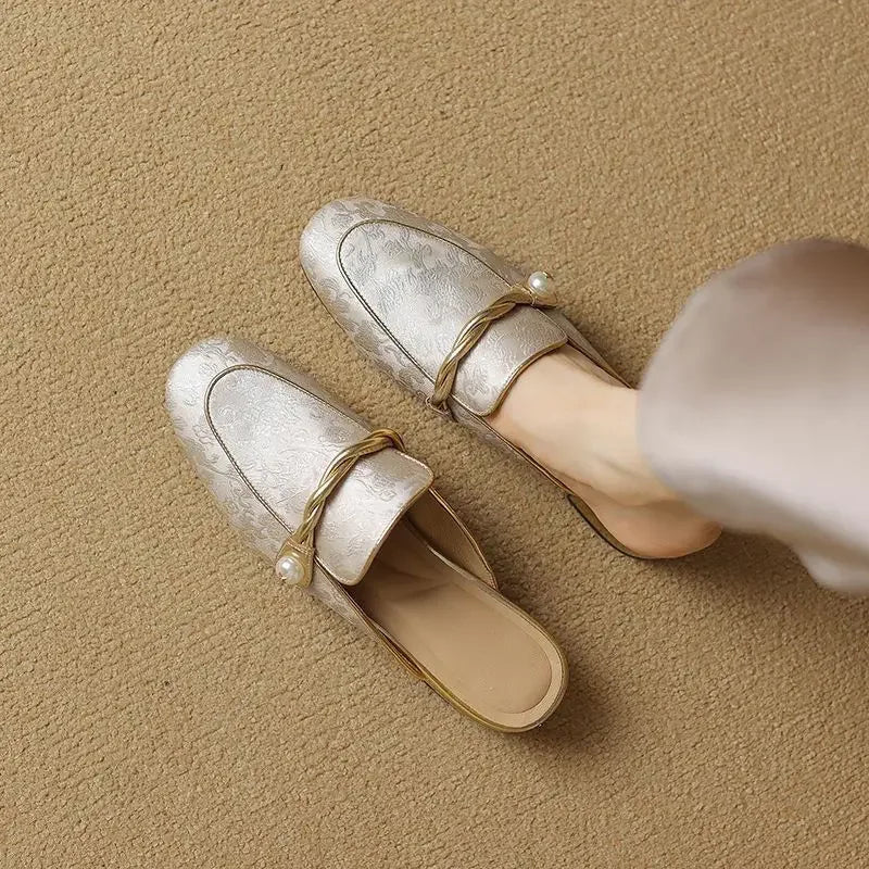Monet Satin Mules