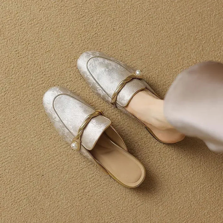 Monet Satin Mules