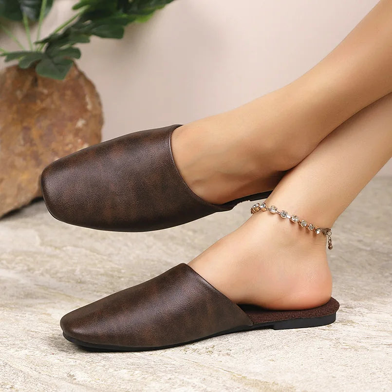 Noto Leather Mules