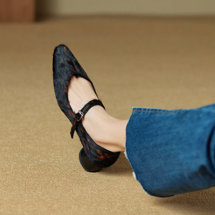 Amari Faux Fur Heels
