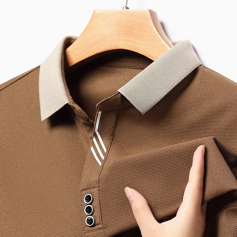 Belmont Long-Sleeve Polo Shirt