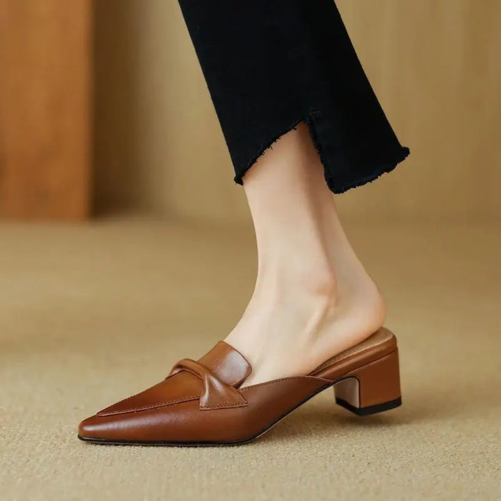 Antonia Leather Mules