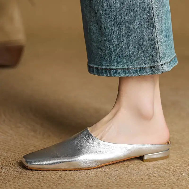 Matera Leather Mules