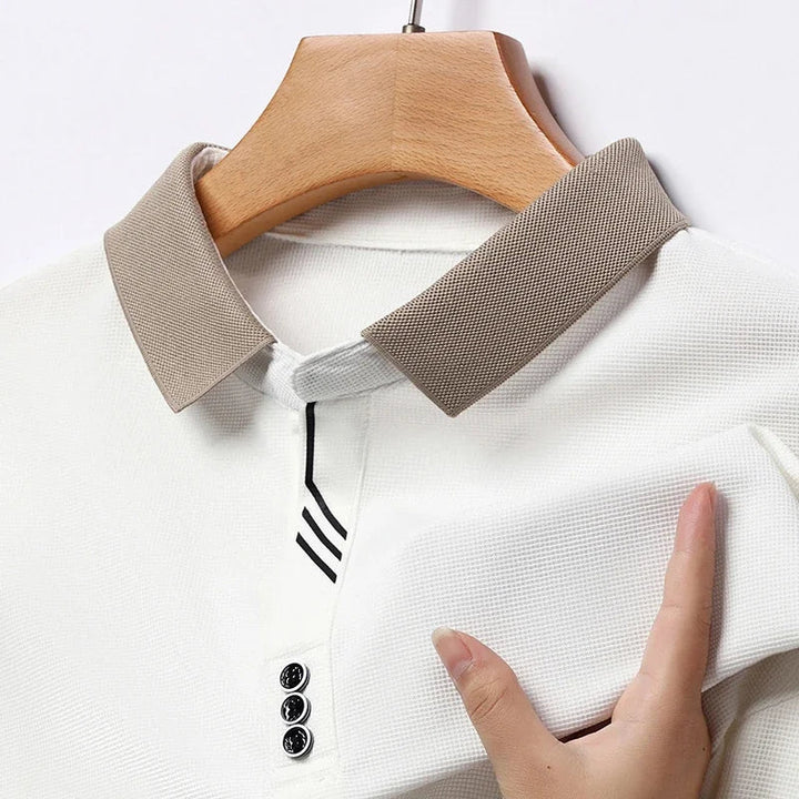 Belmont Long-Sleeve Polo Shirt