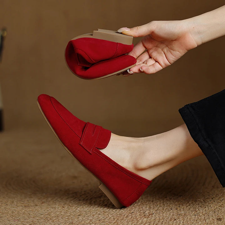Elara Suede Loafers