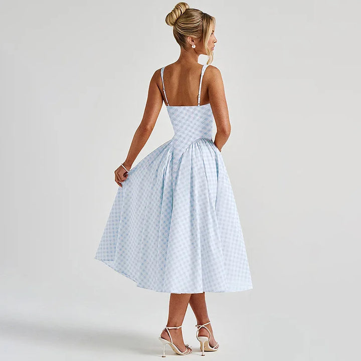 Alina Plaid Dress