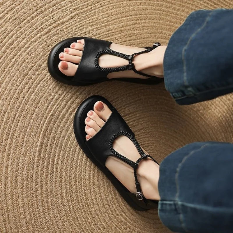 Caleta Leather Sandals