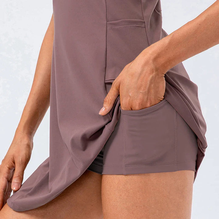 Aloura Athleisure Tennis Dress