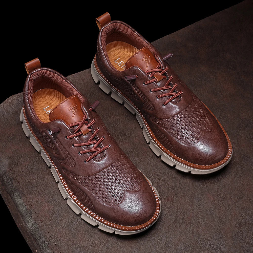 Baxter Leather Sneakers