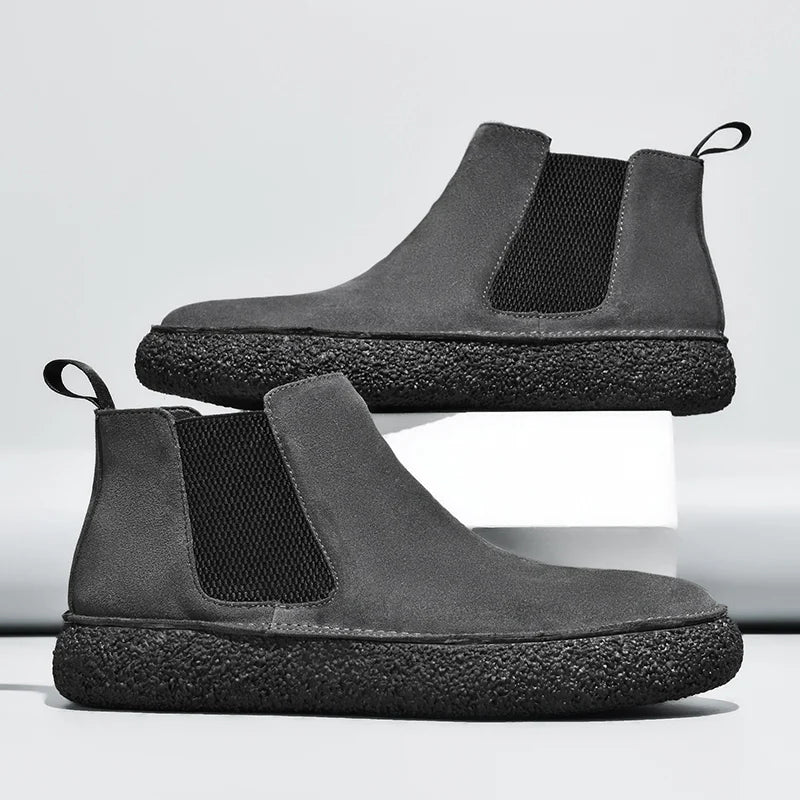Ridge Suede Chelsea Boots