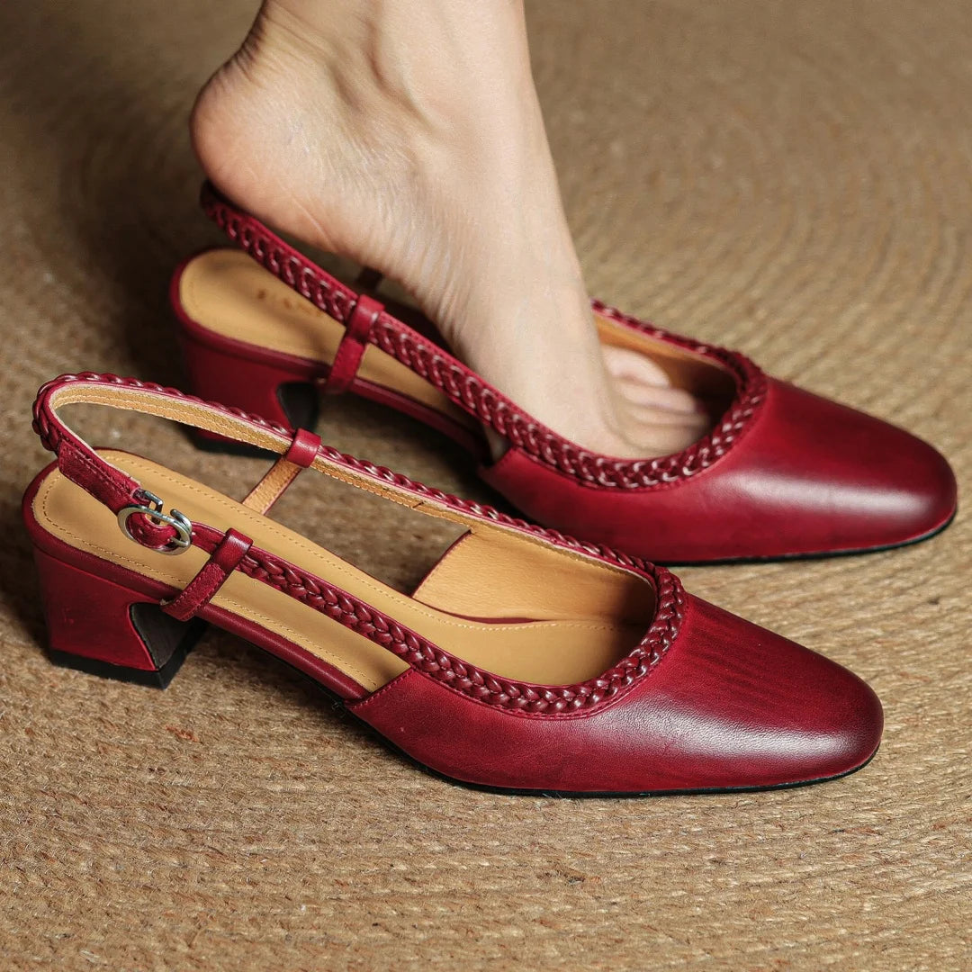 Calesa Leather Heels