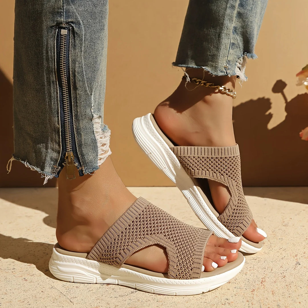 Sarenta Orthopedic Knit Sandals