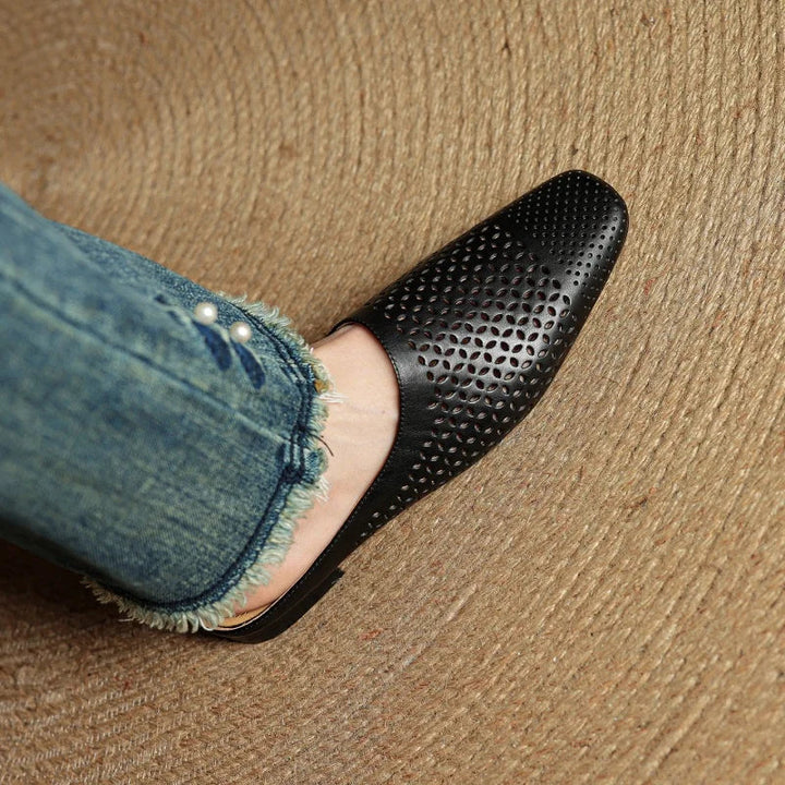 Mabel Leather Mules