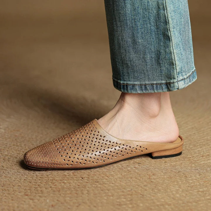 Mabel Leather Mules