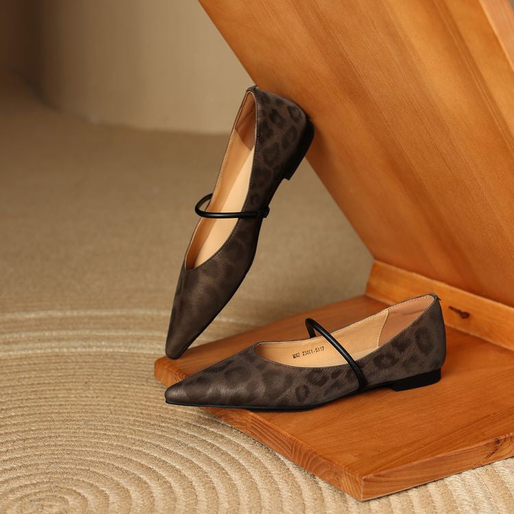 Lusia Leather Flats