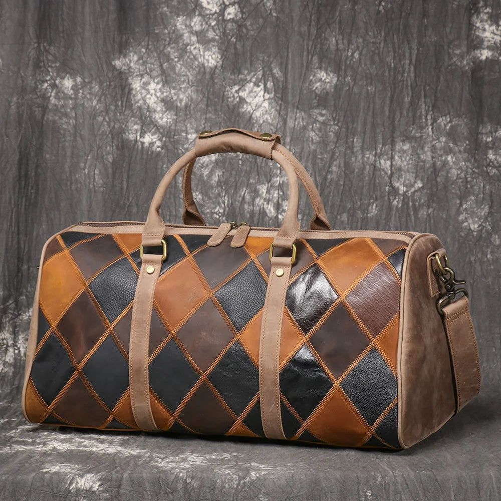 The Trento Leather Duffel