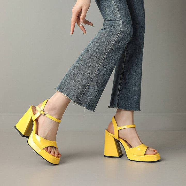 Estella Gloss Heels