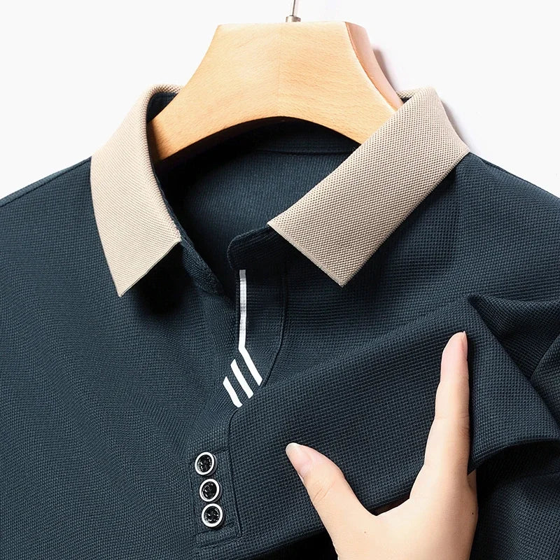 Belmont Long-Sleeve Polo Shirt