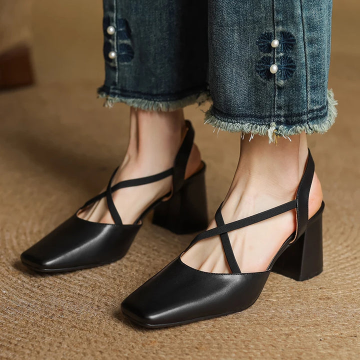 Paloma Leather Heels
