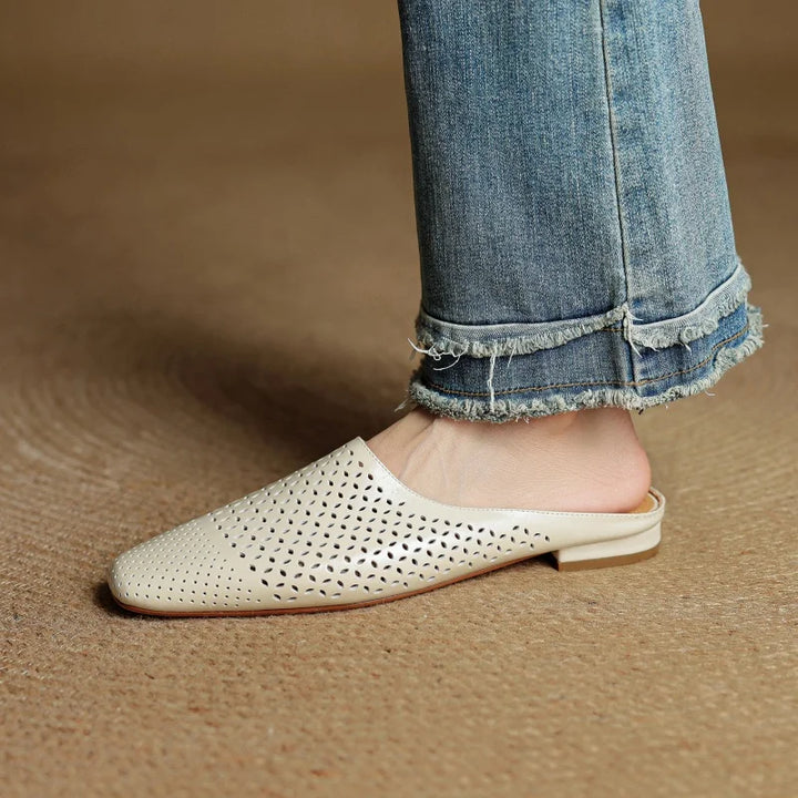 Mabel Leather Mules