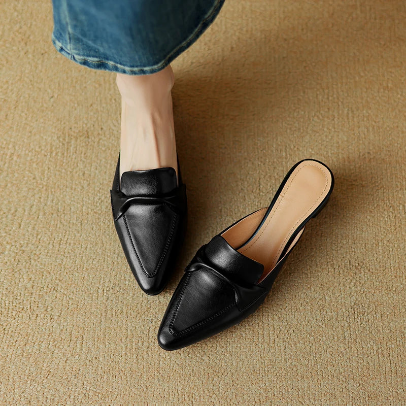 Antonia Leather Mules