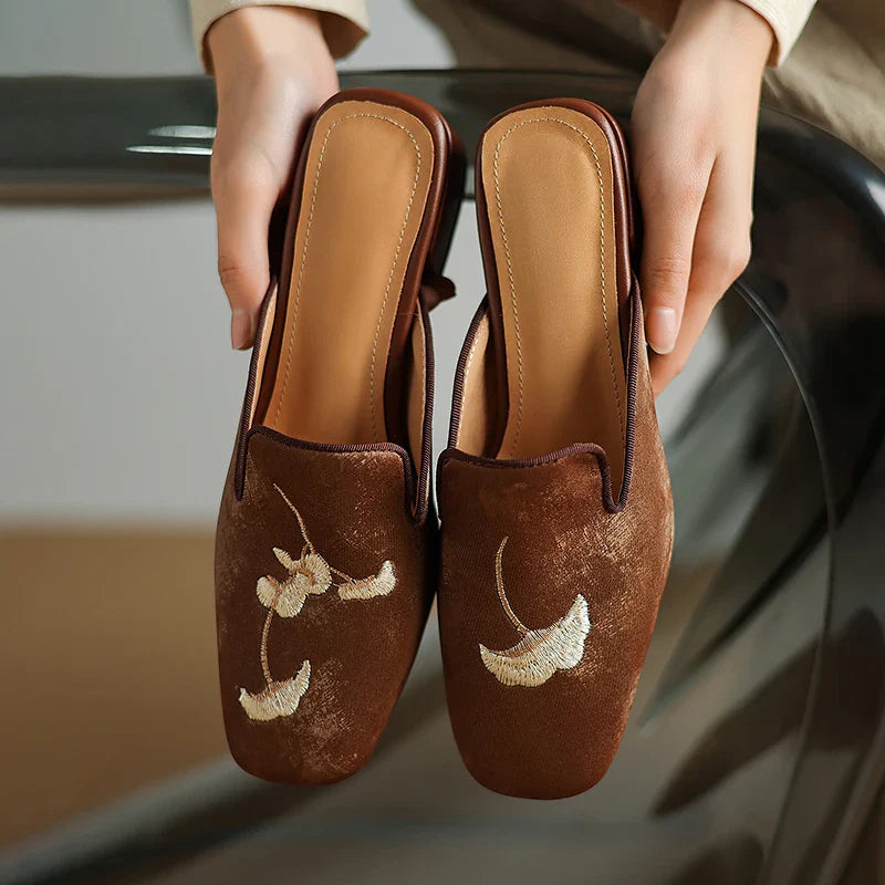 Solea Velvet Mules