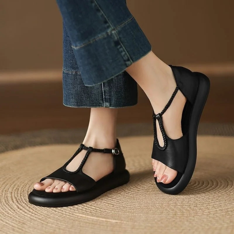 Caleta Leather Sandals