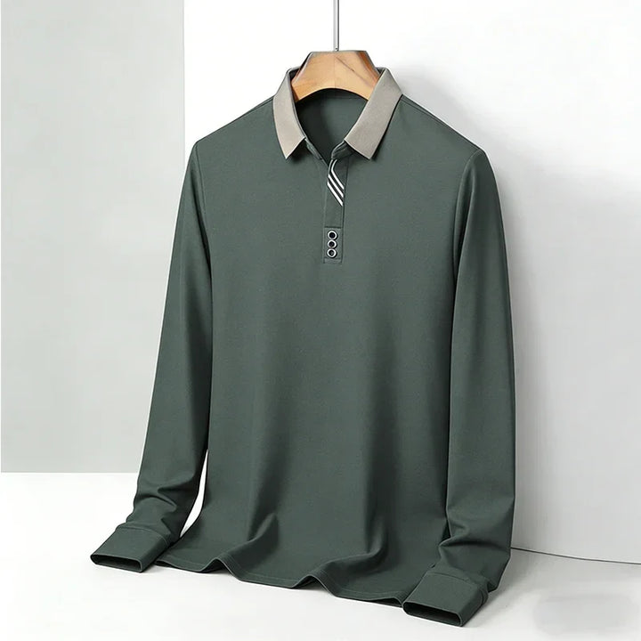 Belmont Long-Sleeve Polo Shirt