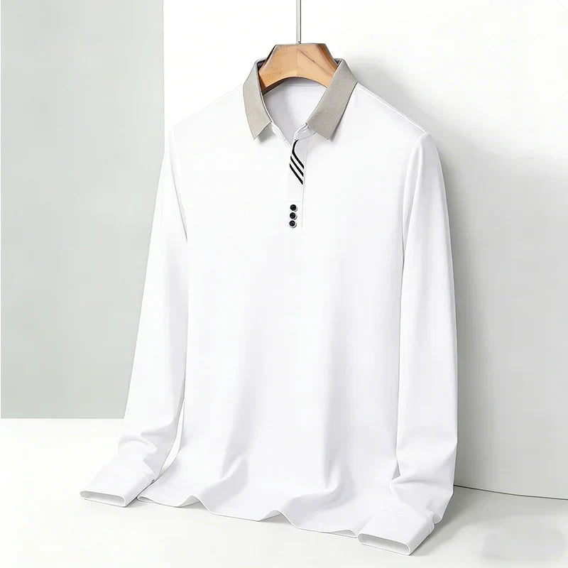 Belmont Long-Sleeve Polo Shirt