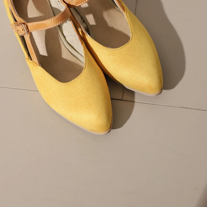 Charlotte Suede Heels