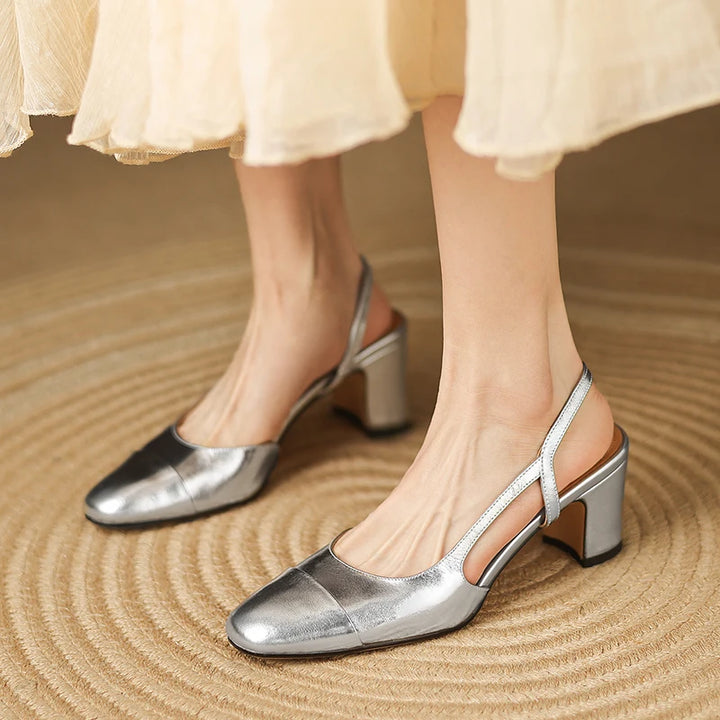 Capri Leather Heels