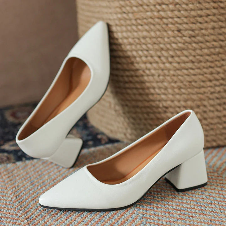 Madeline Leather Heels