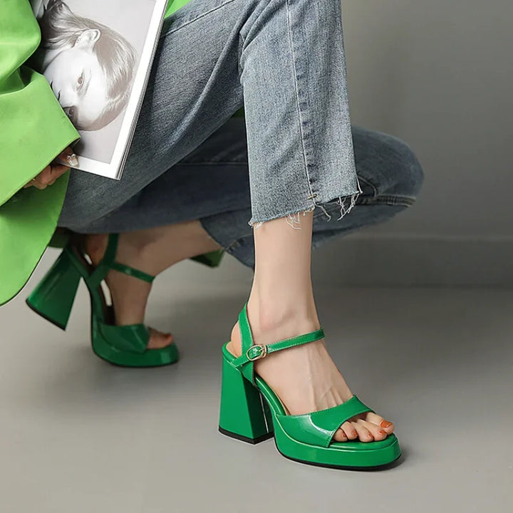 Estella Gloss Heels