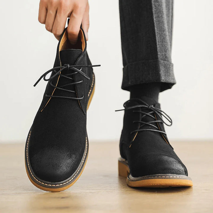 Halston Suede Boots
