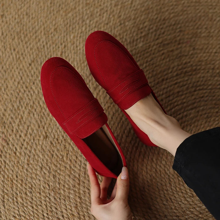 Elara Suede Loafers