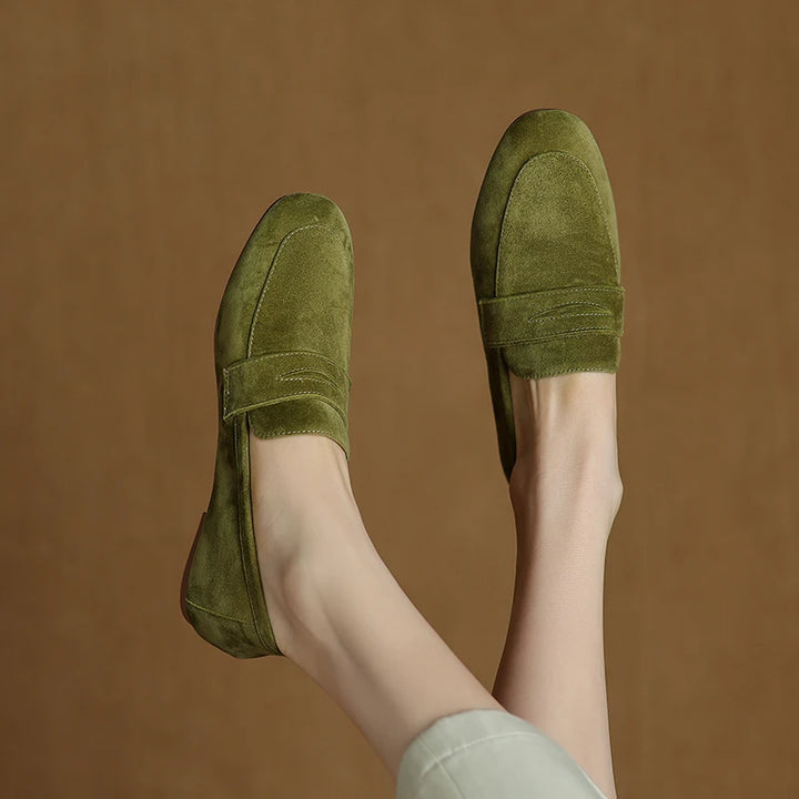Elara Suede Loafers