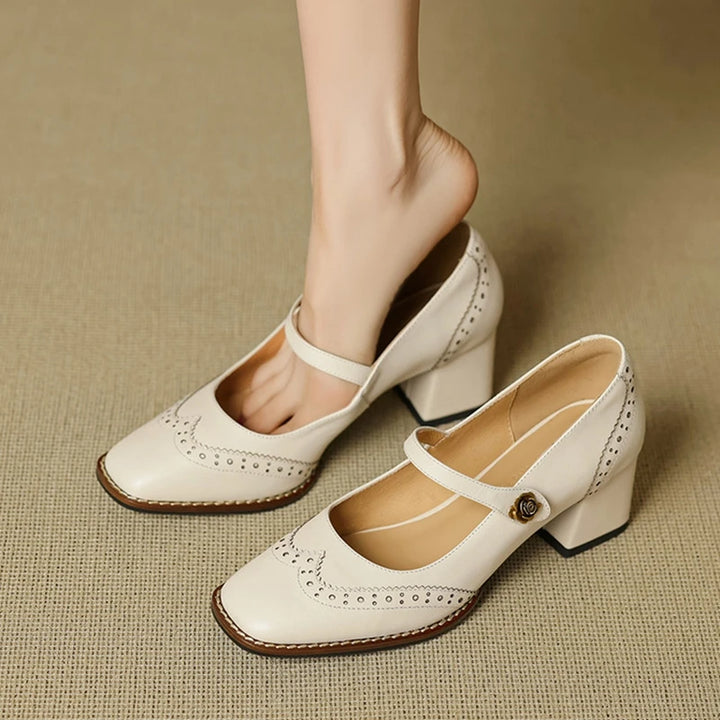 Nerana Leather Heels
